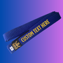 Customized Embroidered Text for BJJ Belt