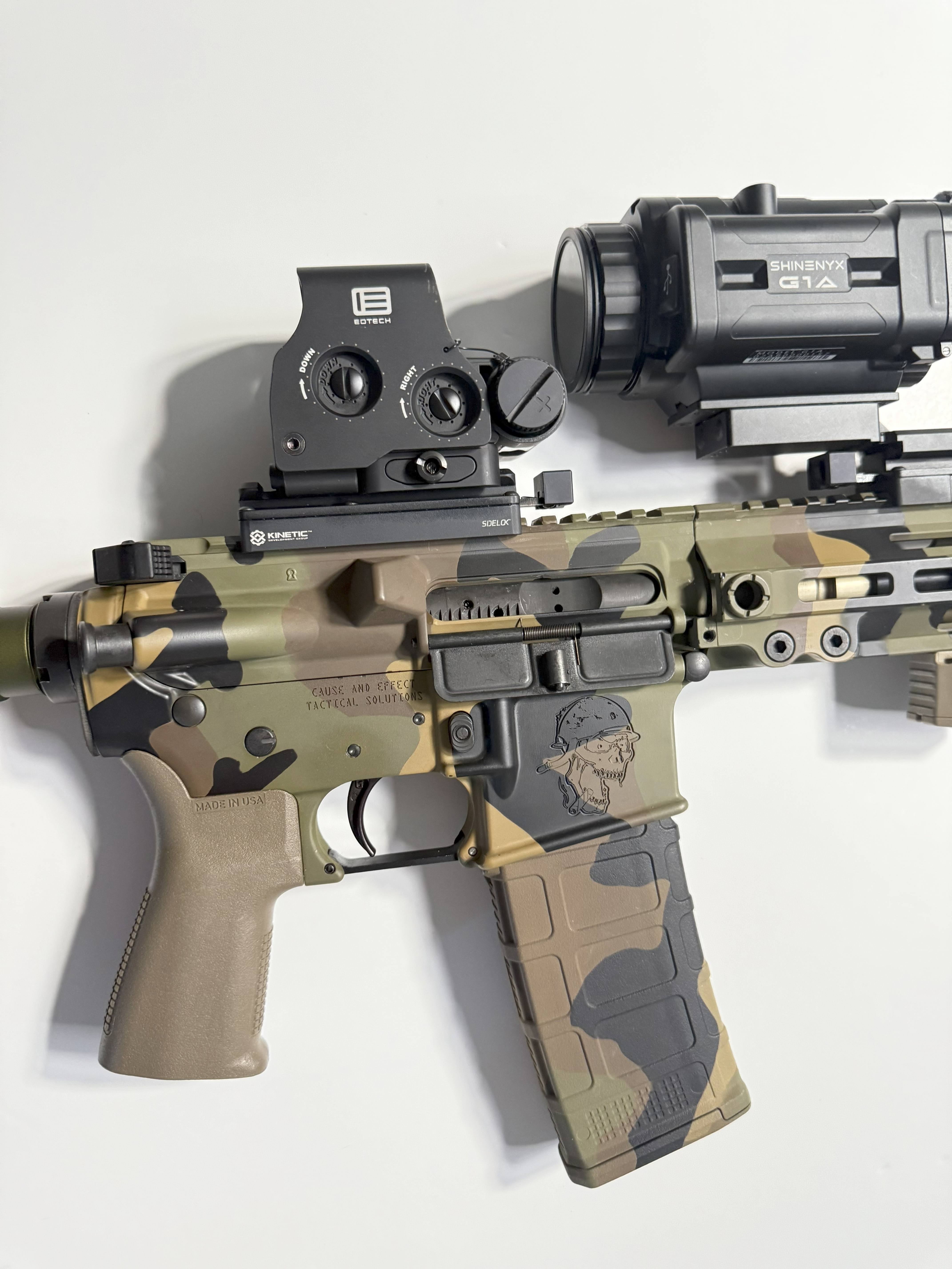 CETS Full Camo 11.5 AR15 w/ Geissele Rail