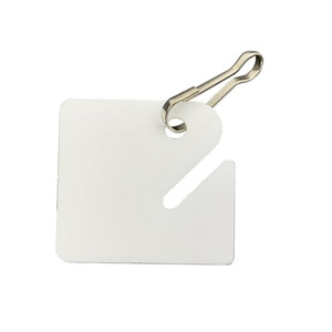 Huron Slotted Key Tags, White (20/60/200/800) Huron Slotted Key Tags, White (20/60/200/800)