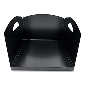 Huron Large Desk Inbox, Black Steel Huron Large Desk Inbox, Black Steel
