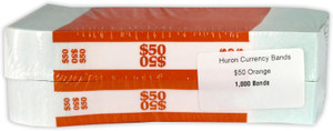 Huron Currency Band $50 Orange (1000 pcs) Huron Currency Band $50 Orange (1000 pcs)