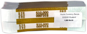 Huron Currency Band $10,000 Mustard (20,000 pcs) Huron Currency Band $10,000 Mustard (20,000 pcs)