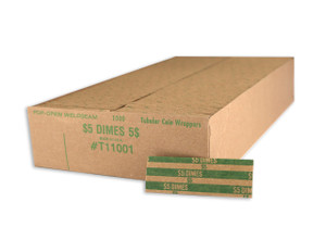 Huron Flat Coin Wrapper (Dime 1000 pcs) Huron Flat Coin Wrapper (Dime 1000 pcs)