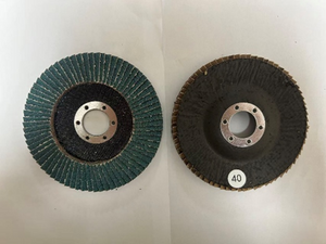 Huron 4.5 inch silicon carbide abrasive grinding disc, 40 grit, HASG0116