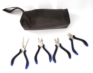 Huron Precision Pliers, Springloaded, 4pc Set Huron Precision Pliers, Springloaded, 4pc Set