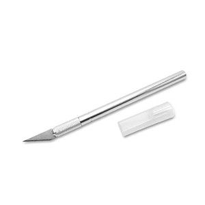 SMB Precision Aluminum Hobby Knife w/Cap, 11 Blade (1/4/10/25/100) SMB Precision Aluminum Hobby Knife w/Cap, 11 Blade (1/4/10/25/100)
