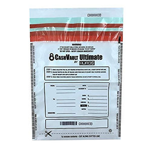 Huron Level 4 9 x 12 Tamper Evident Bag, Clear (100) HASZ0061 Huron Level 4 9 x 12 Tamper Evident Bag, Clear (100) HASZ0061