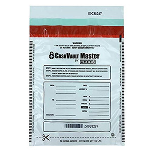 Huron Level 2 Tamper Evident Bag 9 x 12, Clear (100) HASZ0071 Huron Level 2 Tamper Evident Bag 9 x 12, Clear (100) HASZ0071