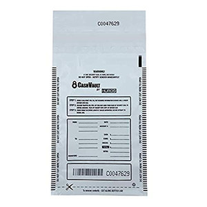 Huron Cash Transmittal Bag 6x9, White (100) HASZ0077 Huron Cash Transmittal Bag 6x9, White (100) HASZ0077