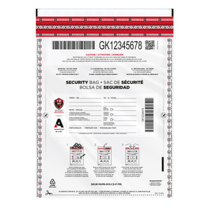 Fraudstopper Level 4 9x12 White Tamper Evident Bag (100) Fraudstopper Level 4 9x12 White Tamper Evident Bag (100)