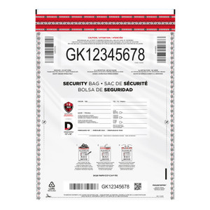 Fraudstopper Level 4 12x16 White Tamper Evident Bag (100) Fraudstopper Level 4 12x16 White Tamper Evident Bag (100)