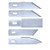 SMB Precision Medium Duty Blades Assortment #24 #18 #19 #25 (5/25/100/300 pc) SMB Precision Medium Duty Blades Assortment #24 #18 #19 #25 (5/25/100/300 pc)