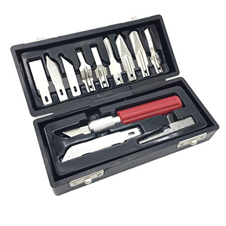 SMB Precision Woodworking Woodcarving Set 13Pc (1/2/10/60)