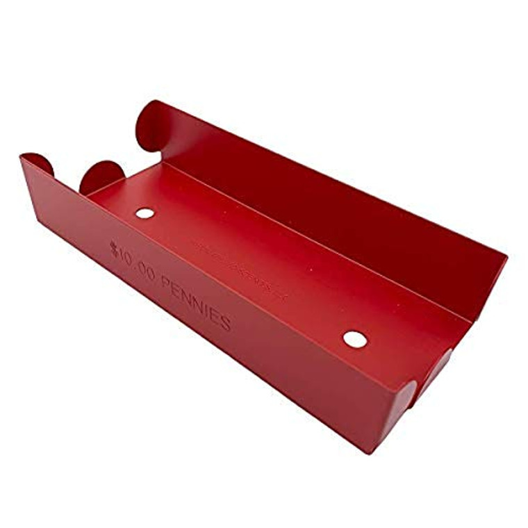 Huron Aluminum Penny Coin Tray, Red (1/12/96 pc)