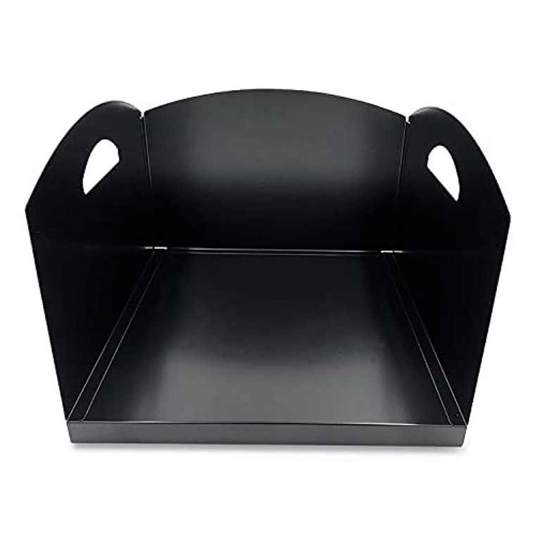 Huron Large Desk Inbox, Black Steel