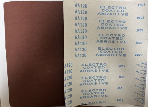 Huron aluminum oxide abrasive cloth sheet, 150 grit, HASG0117