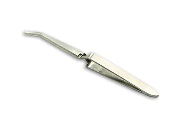 Huron Precision Tweezers, 45 Degrees Cross-Lock, 5.75 In