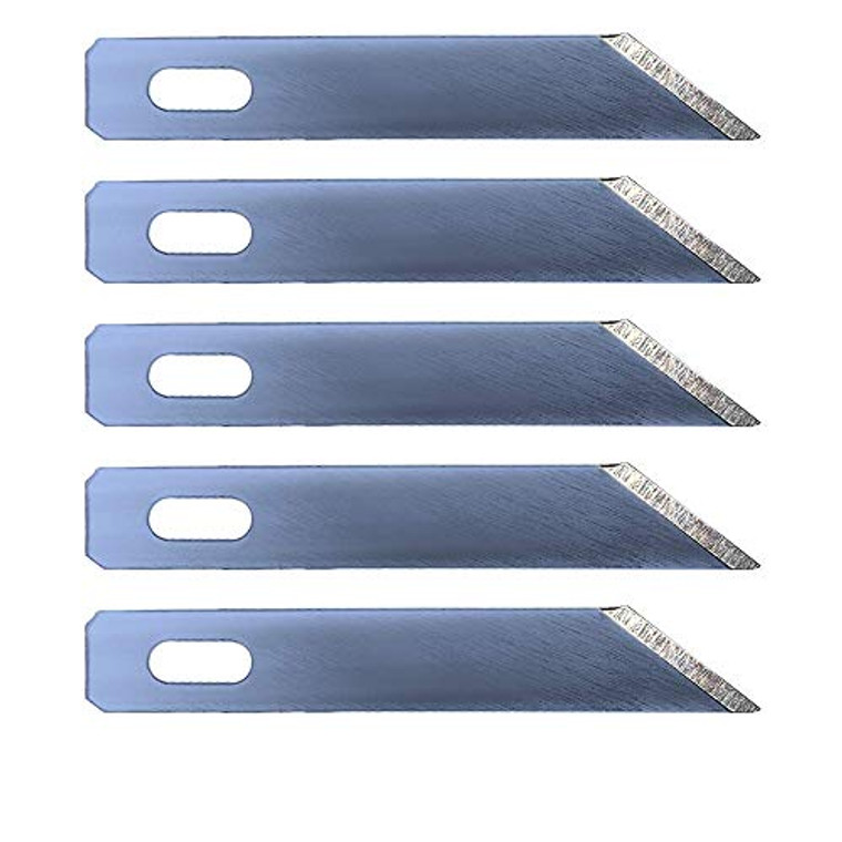 SMB #5 Precision Narrow Angled Chisel Hobby Blades (5/20/100/300 pcs)