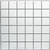 Matte white 48 x 48mm porcelain tiles