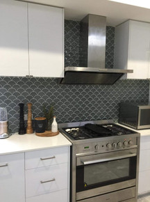 kitchen splashback porcelain mosaic tiles