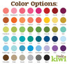 Color Options for Personalized Front Car Mats