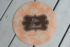Tempered Glass 12" Round Cutting Board - Personalized