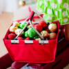 Red Christmas Market Tote - Available with Embroidered Name