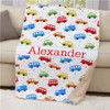 Personalized Cars Design Sherpa Blanket