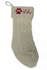 Cream Cable Knit Stocking