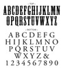 Font Styles for Address Stamp CS3646