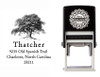 Self-Inking Personalized Tree Design Address Stamp - CS3650