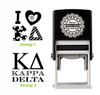 Greek Sorority Stamp Set - ΚΔ Kappa Delta