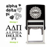 Greek Sorority Stamp Set - ΑΔΠ Alpha Delta Pi