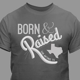 Born and Raised Home State T-shirt