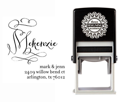 Self-Inking Personalized Address Stamp - CSA10019S