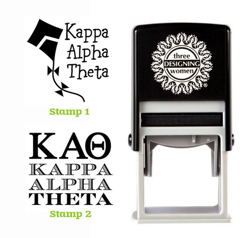 Greek Sorority Stamp Set - ΚΑΘ Kappa Alpha Theta