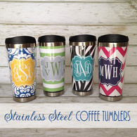 Stainless Steel Personalized Travel Mug 