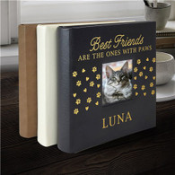 Best Friends Faux Leather Pet Photo Album