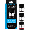 SMOK Novo Replacement Pods feature a 0.6Ω meshed coil and 2ML capacity for smooth flavor, consistent vapor, and reliable everyday performance. Includes 3 replacement pods per pack.