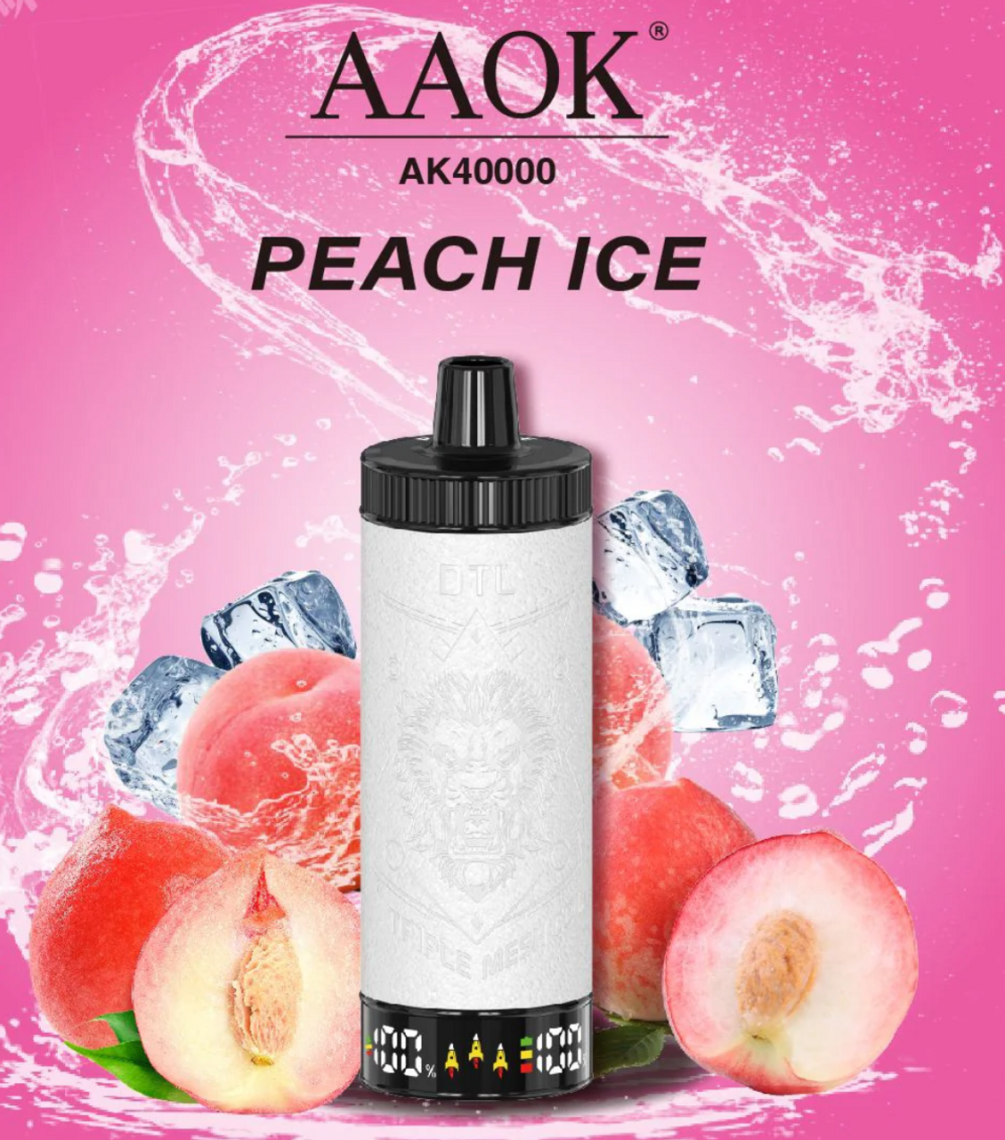 AAOK AK40000 PUFFS DISPOSABLE HOOKAH