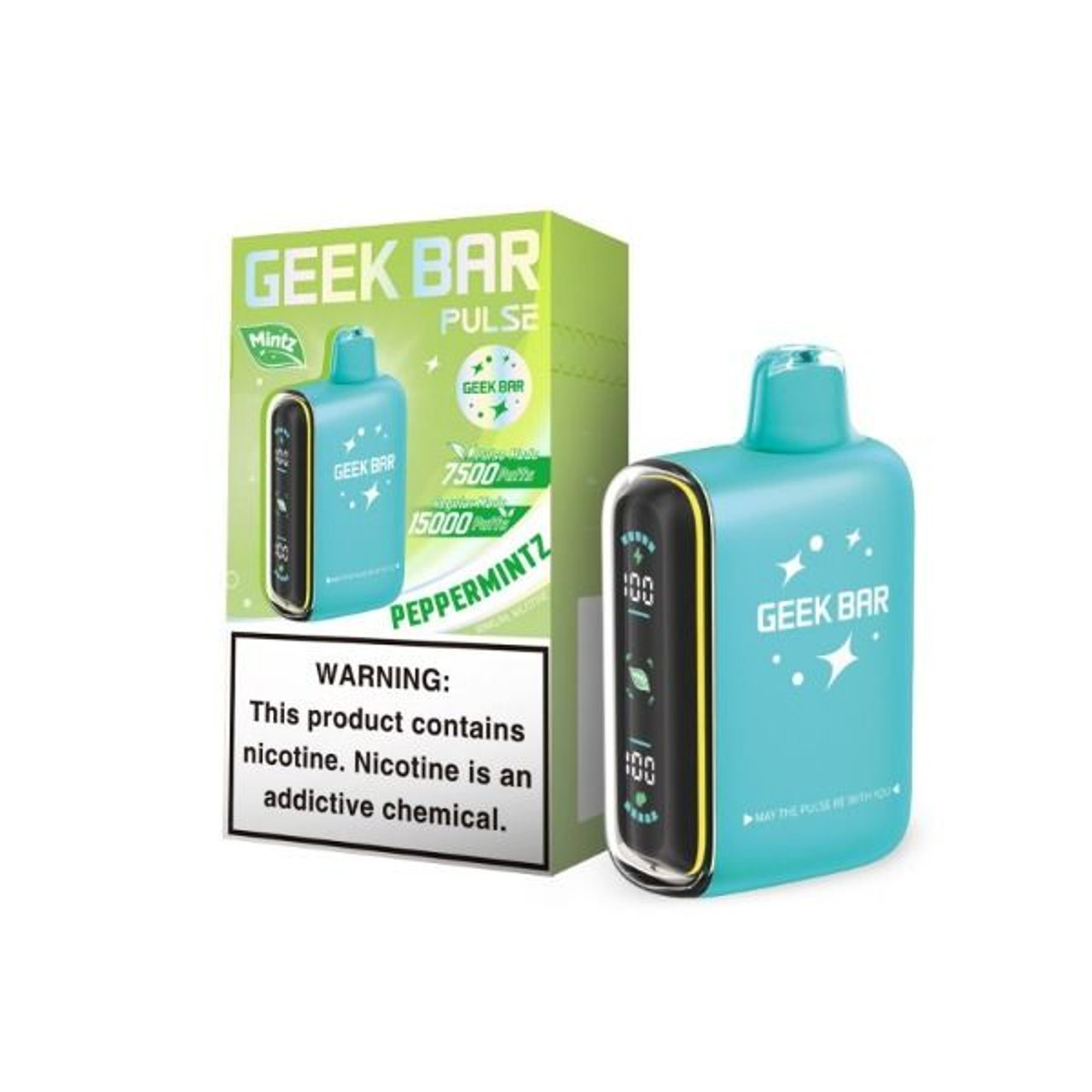 Cool down with the Peppermintz Geek Bar vape, offering a refreshing burst of crisp, minty flavor in every puff. Perfect for mint lovers, this disposable vape delivers smooth, invigorating hits with a satisfying, icy finish. A must-try for a clean and refreshing vaping experience!