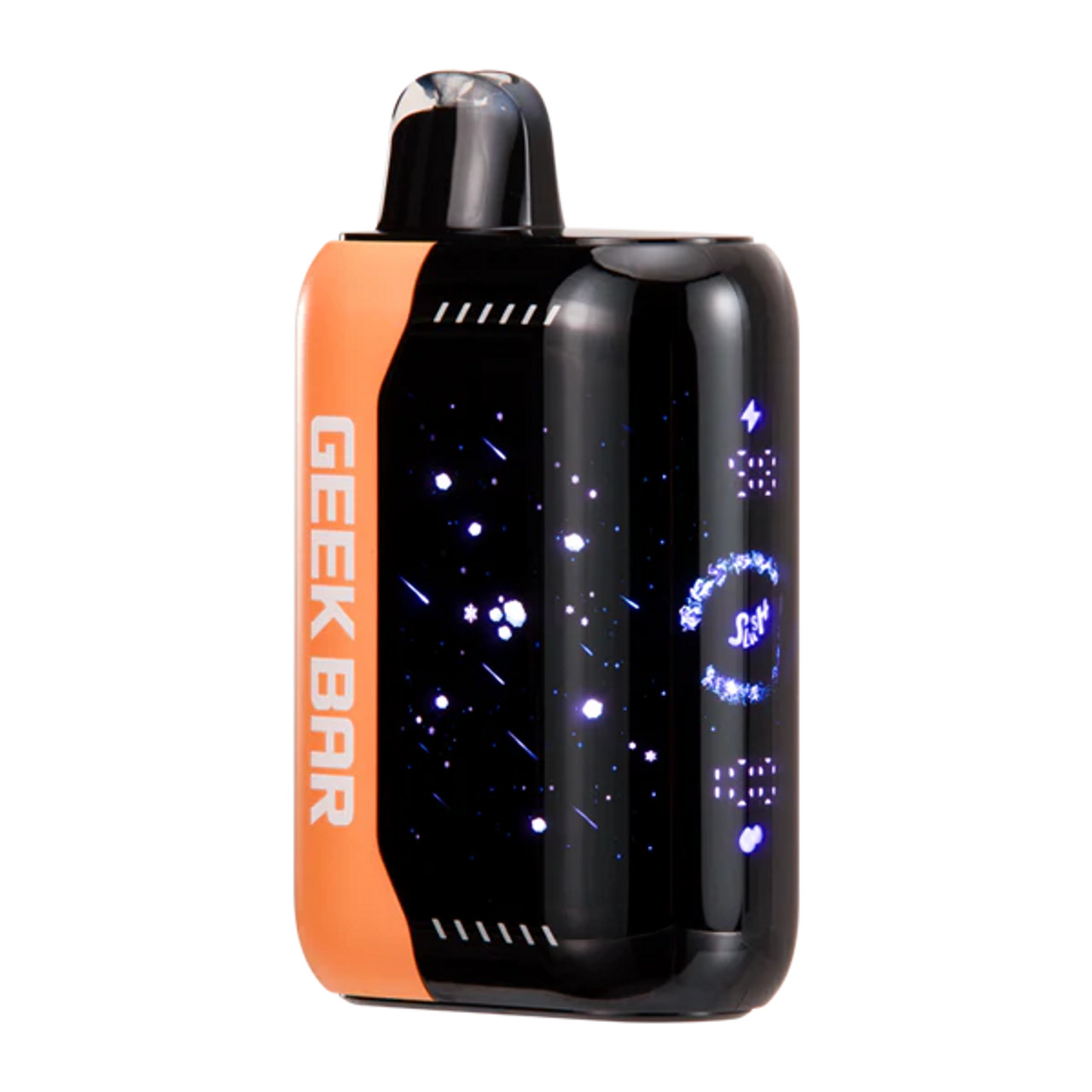 Chill out with the vibrant taste of Orange Slush in the Geek Bar Pulse X, a disposable vape device delivering up to 25,000 puffs of citrusy, refreshing flavor with 5% nicotine.