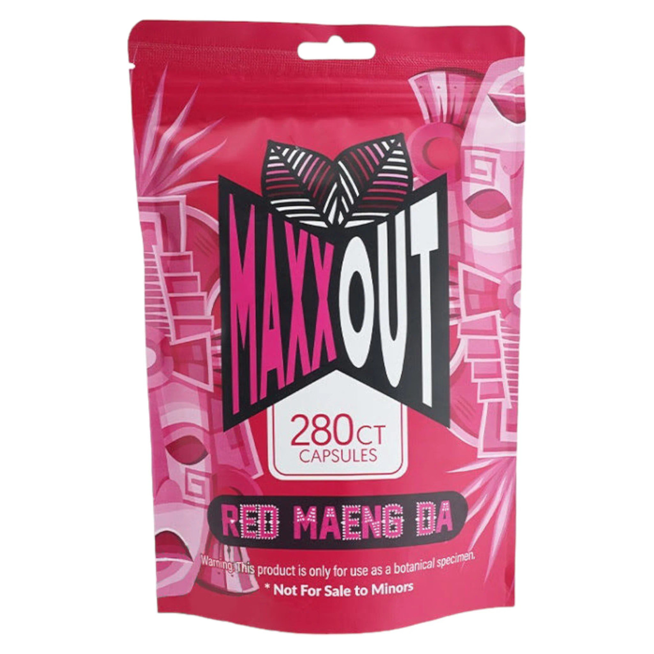 Maxx Out 280 Caps Kratom Capsule Bag