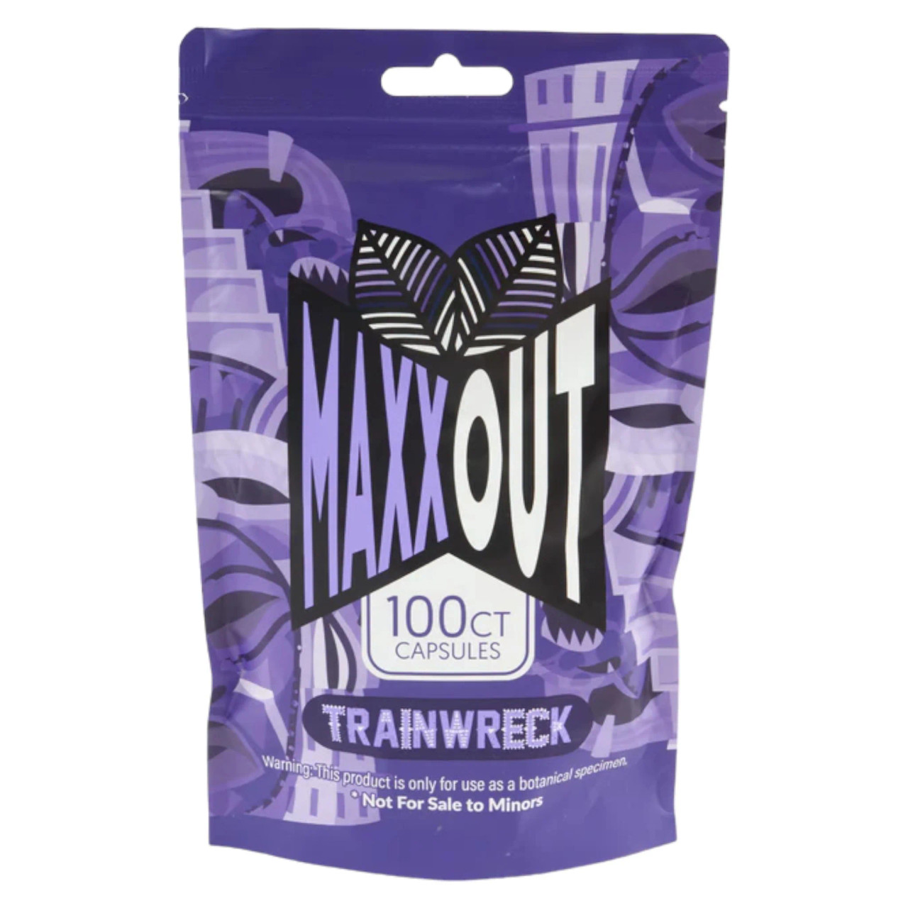 Maxx Out 100 Caps Kratom Capsule Bag