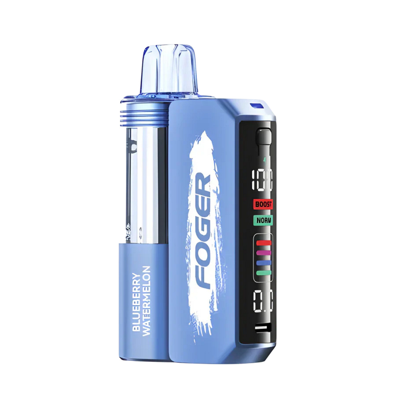 Try the Foger Switch Pro 30K Disposable Vape in sweet Blueberry Watermelon – 5% nicotine and up to 30,000 smooth, fruity puffs for a long-lasting and flavorful vaping experience.