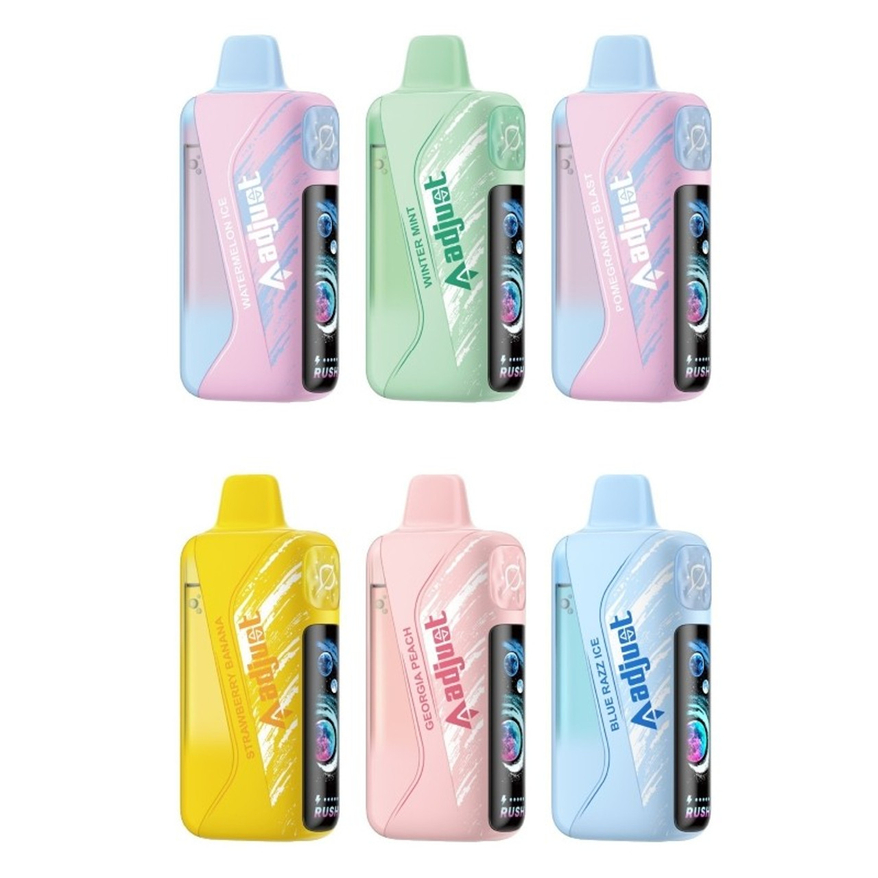 Discover the Adjust Myrusher 40K Disposable Vape 20ml 5% (40000 Puffs) — a powerful, long-lasting vape with adjustable airflow, rich flavors, and up to 40,000 puffs. Perfect for vapers seeking premium performance and convenience in one sleek device.