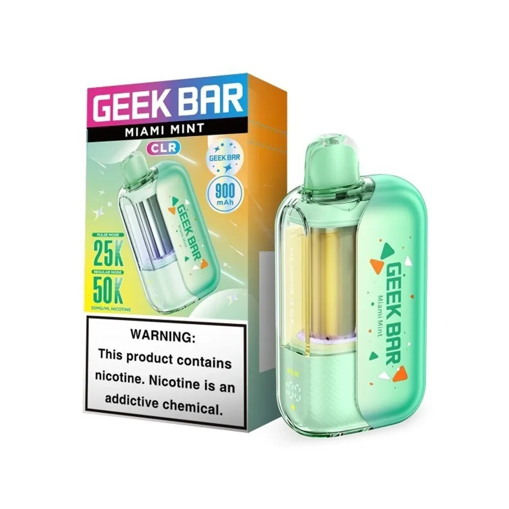 Discover the Geek Bar CLR 50000 Puffs Disposable with 5% nicotine and 17ML e-liquid capacity. Designed for ultra-long performance, smooth vapor, and bold flavors, this rechargeable disposable delivers convenience and powerful satisfaction for extended vaping sessions.