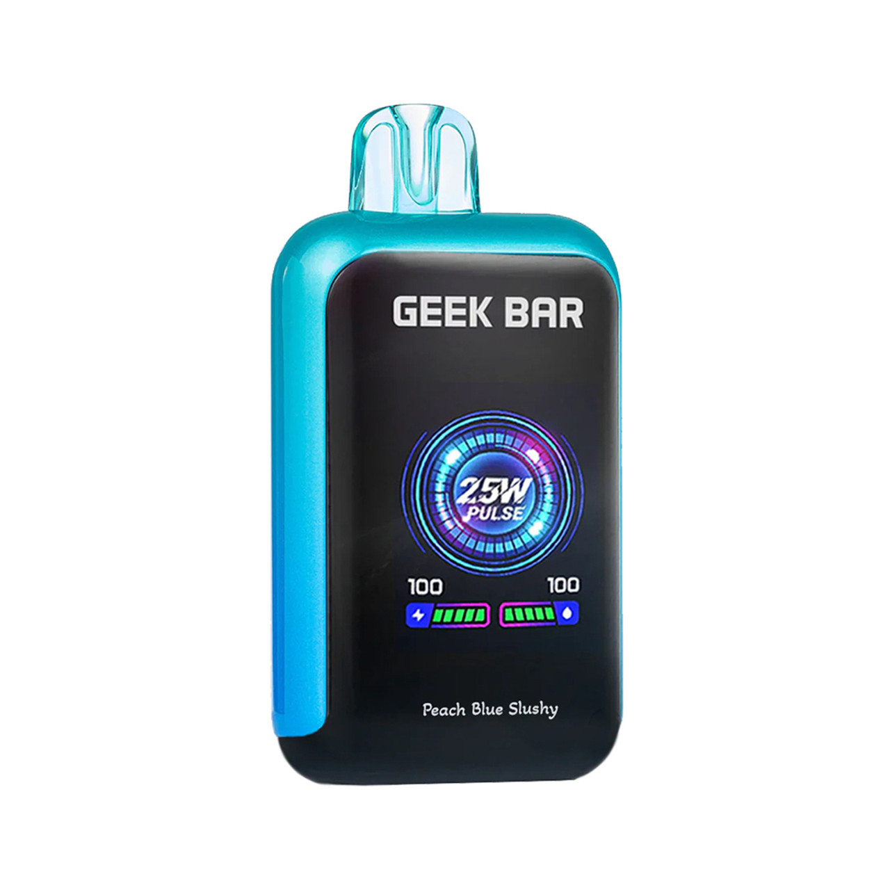 Peach Blue Slushy ÃƒÂ¢Ã¢â€šÂ¬Ã¢â‚¬Å“ GEEK BAR SKYVIEW Disposable Vape - 25K Puffs, 5_ Nicotine, 800mAH, 1.8in Screen, 3 Mode