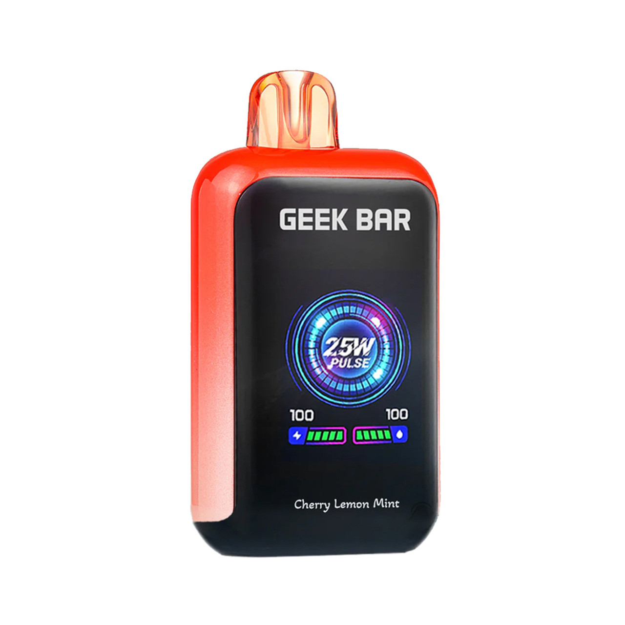 Cherry Lemon Mint - GEEK BAR SKYVIEW Disposable Vape - 25K Puffs, 5_ Nicotine, 800mAH, 1.8in Screen, 3 Mode