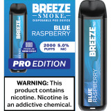 Breeze Pro 2000 Puffs Blue Raspberry Vape